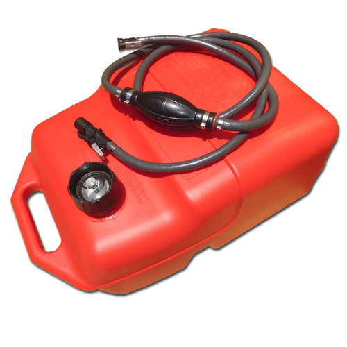 25 Litre Outboard Fuel Tank with Johnson Fuel Line + Gauge