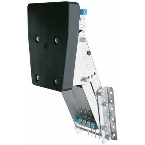 HEAVY DUTY STAINLESS STEEL OUTBOARD AUXILIARY MOTOR BRACKET SUITS - 5 Fully Adjustable - For motors up to 40KG