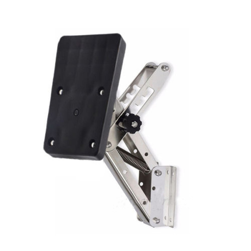 Auxiliary OUTBOARD BRACKET STAINLESS STEEL - 4 Fully Adjustable Positions - For motors up to 9.9HP or 35KGS