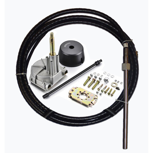 BOAT STEERING KIT ✱ 11FT / 3.3m ✱ Cable Helm Bezel Multiflex Teleflex Morse Compatible